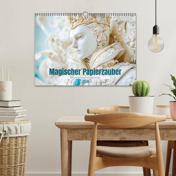 Produktbild: Magischer Papierzauber (Wandkalender 2026 DIN A3 quer), CALVENDO Monatskalender