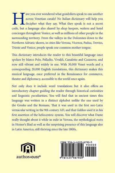 Produktbild: Venetian-English English-Venetian