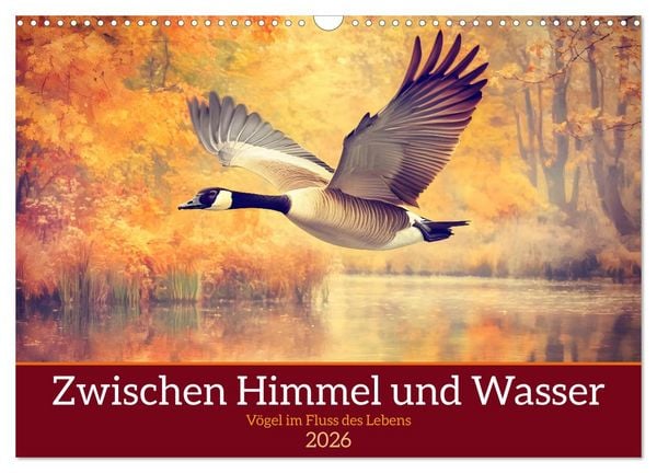 Produktbild: Zwischen Himmel und Wasser (Wandkalender 2026 DIN A3 quer), CALVENDO Monatskalender