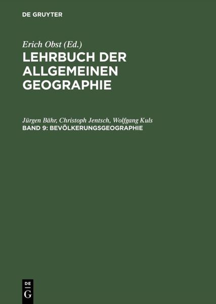 Produktbild: Bev&ouml;lkerungsgeographie