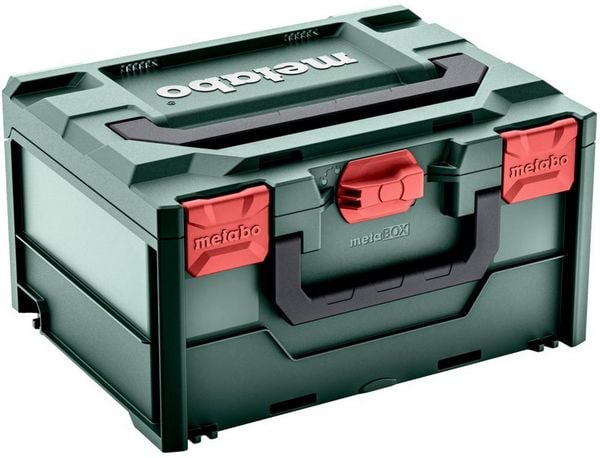 Produktbild: Metabo metaBOX 215 626887000 Maschinenkoffer ABS Gr&uuml;n/Rot (L x B x H) 396 x 296 x 215mm