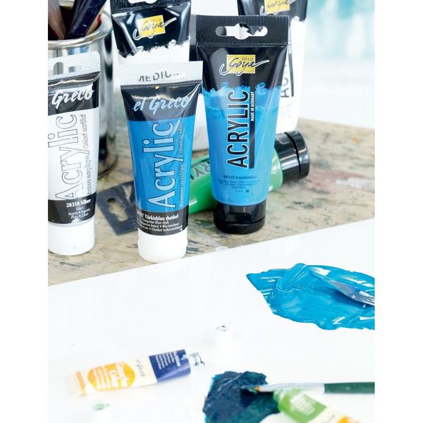 Produktbild: KREUL el Greco Acrylic Fluoreszierend orange 75ml Tube