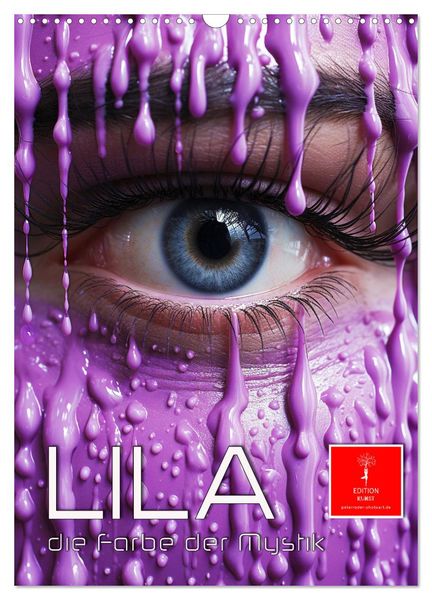 Lila, die Farbe der Mystik (Wandkalender 2024 DIN A3 hoch), CALVENDO Monatskalender