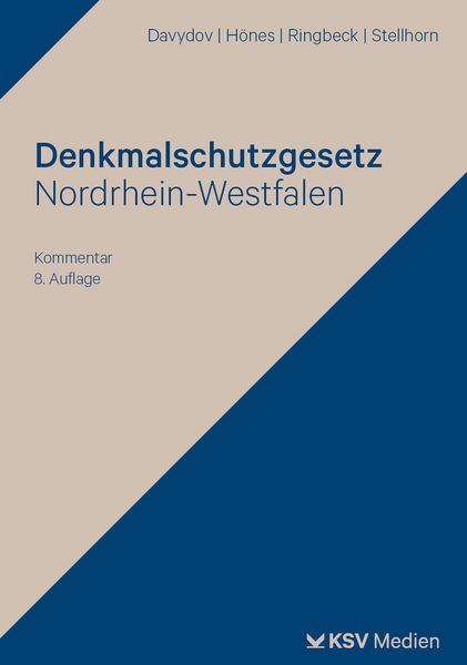Produktbild: Denkmalschutzgesetz Nordrhein-Westfalen