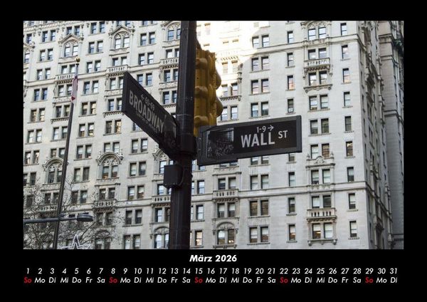 Produktbild: New York 2026 Fotokalender DIN A3