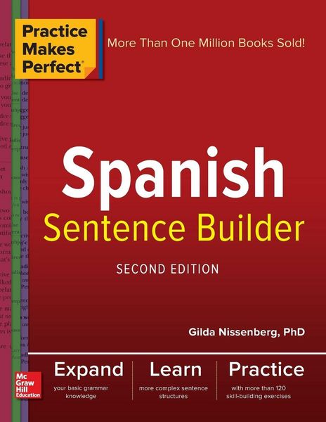Produktbild: Practice Makes Perfect Spanish Sentence Builder, Second Edition