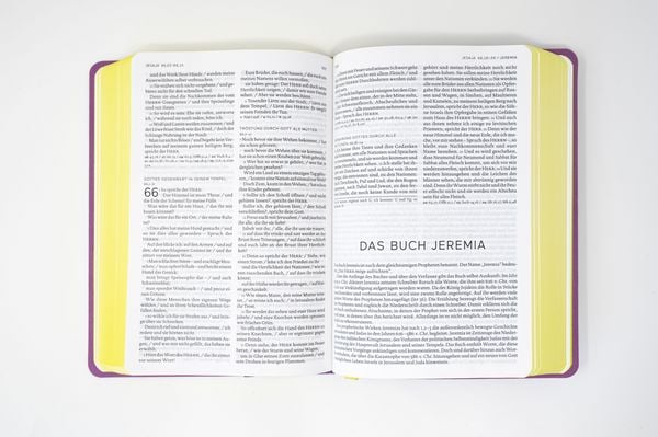 Produktbild: Die Bibel. Senfkorn, Handschmeichler lila