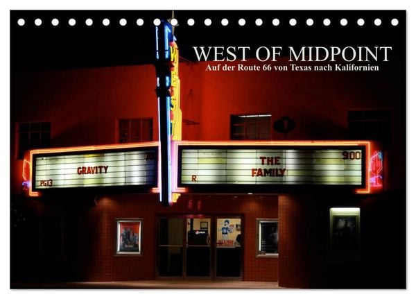 Produktbild: West of Midpoint (Tischkalender 2025 DIN A5 quer), CALVENDO Monatskalender