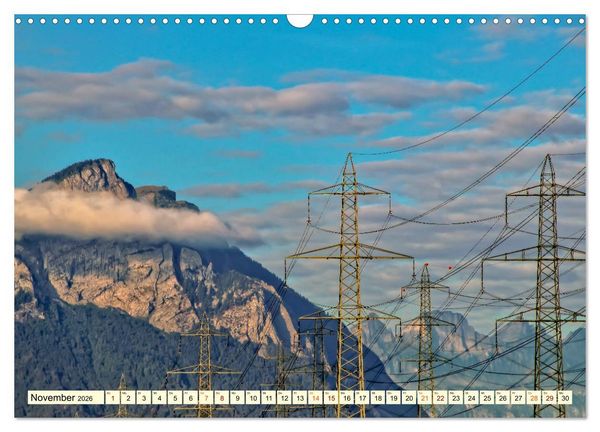 Produktbild: Strommasten - Wege des Stroms (Wandkalender 2026 DIN A3 quer), CALVENDO Monatskalender