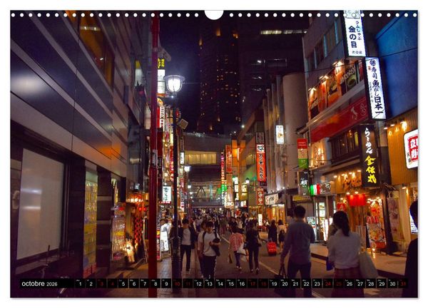 Produktbild: Les couleurs de Tokyo (Calendrier mural 2026 DIN A3 vertical), CALVENDO calendrier mensuel