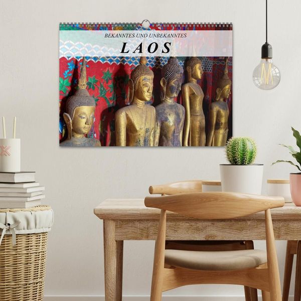 Produktbild: Bekanntes und Unbekanntes Laos (Wandkalender 2027 DIN A3 quer), CALVENDO Monatskalender