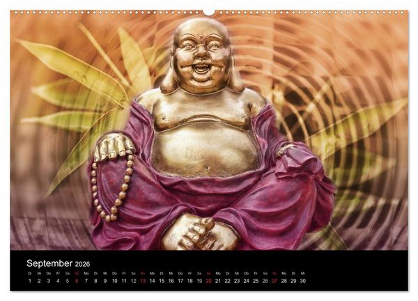 Produktbild: All U Buddhas (Wandkalender 2026 DIN A2 quer), CALVENDO Monatskalender