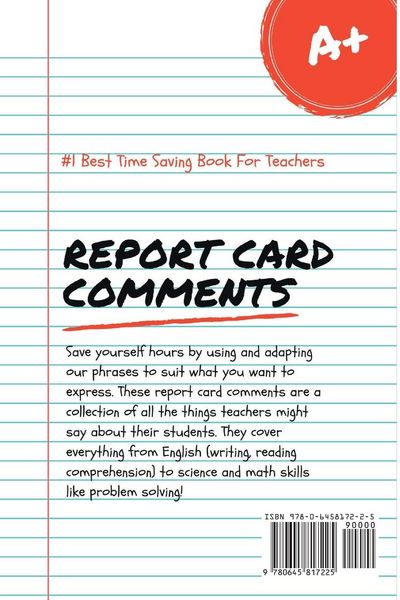 Produktbild: Report Card Comments
