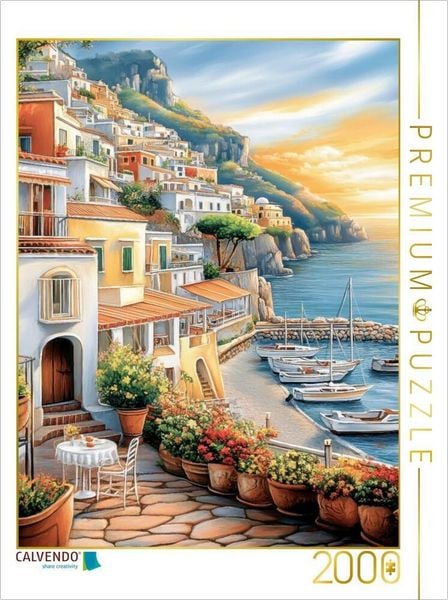 CALVENDO Puzzle Zauberhafte Amalfiküste | 2000 Teile Lege-Größe 90x67cm Foto-Puzzle für glückliche Stunden