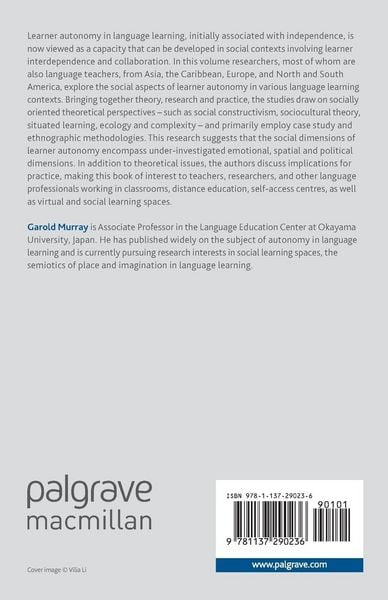 Produktbild: Social Dimensions of Autonomy in Language Learning