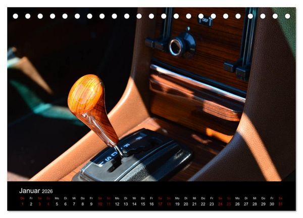 Produktbild: Mercedes SL W107 - zeitlose Eleganz (Tischkalender 2026 DIN A5 quer), CALVENDO Monatskalender