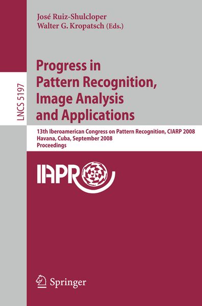 Produktbild: Progress in Pattern Recognition, Image Analysis and Applications