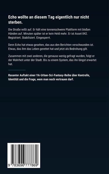 Produktbild: ECHO UND DER RISS UNTER DER STADT