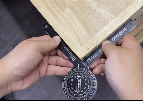 Produktbild: Dasqua 1804-1006 Gehrungss&auml;gen-Winkelmesser 90&deg;