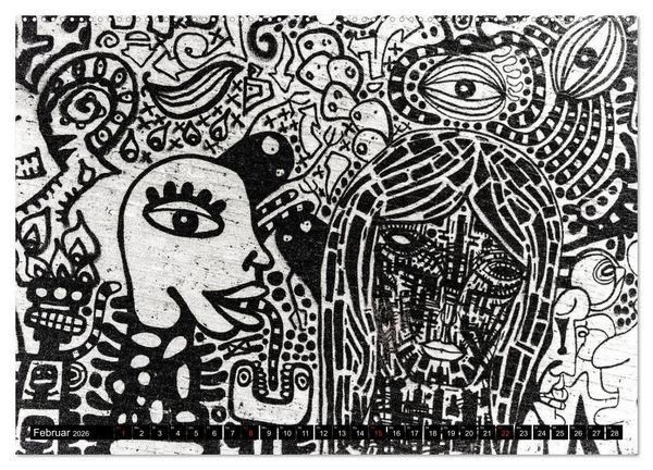 Produktbild: Street art London Michael Jaster (hochwertiger Premium Wandkalender 2026 DIN A2 quer), Kunstdruck in Hochglanz