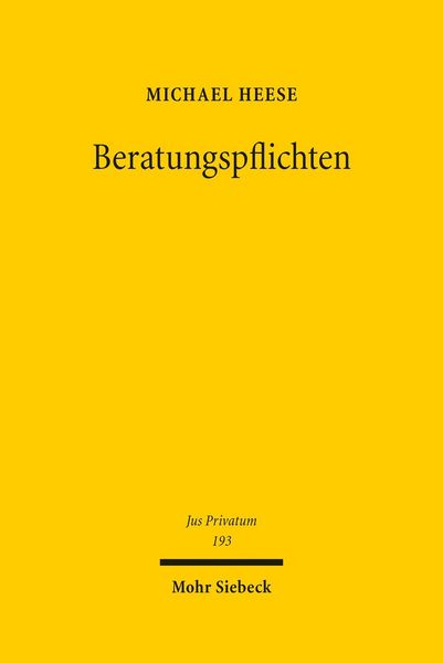 Produktbild: Beratungspflichten
