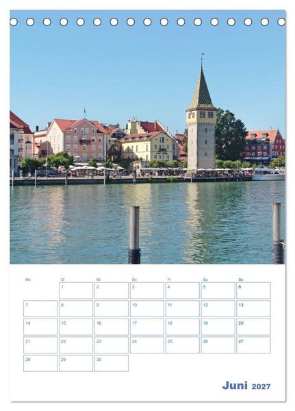 Produktbild: Lindau. Die Gl&uuml;cksfinder-Insel (Tischkalender 2027 DIN A5 hoch), CALVENDO Monatskalender
