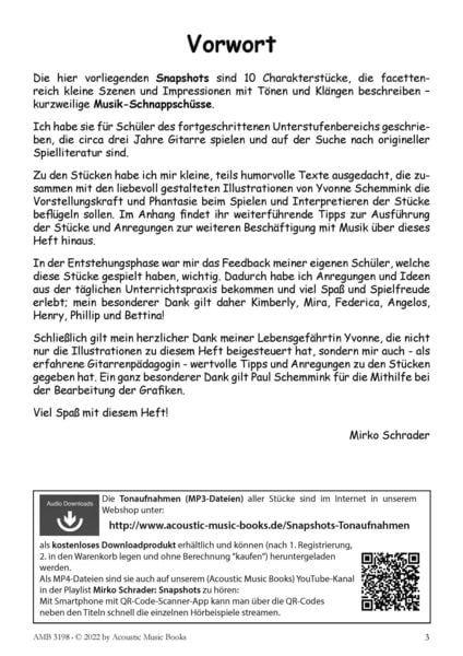 Produktbild: Snapshots f&uuml;r Gitarre.