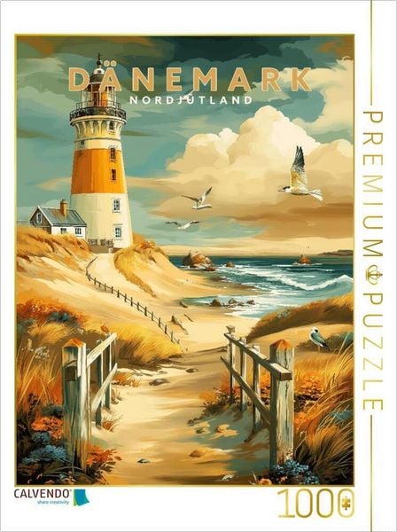 CALVENDO Puzzle Nordjütland | 1000 Teile Lege-Größe 64x48cm Foto-Puzzle für glückliche Stunden
