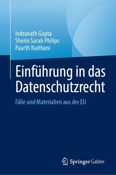 Produktbild: Einf&uuml;hrung in das Datenschutzrecht