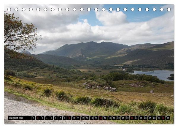 Produktbild: Quer durch Irland - Landschaften pur (Tischkalender 2026 DIN A5 quer), CALVENDO Monatskalender