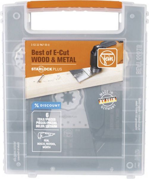 Produktbild: Fein 35222967030 Best of E-Cut SLP WOOD & METAL Tauchs&auml;geblatt-Set 1 St.