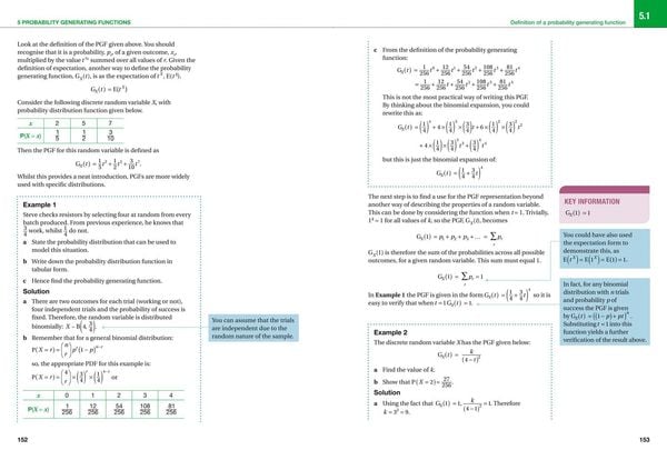 Produktbild: Cambridge International as & a Level Further Mathematics Further Probability and Statistics Student's Book