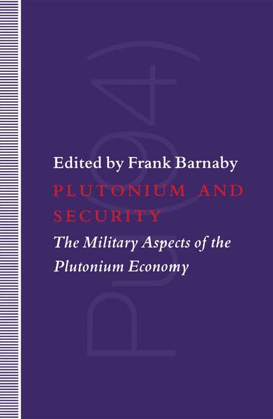 Produktbild: Plutonium and Security