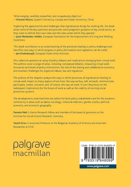 Produktbild: Policy Implications of Virtual Work