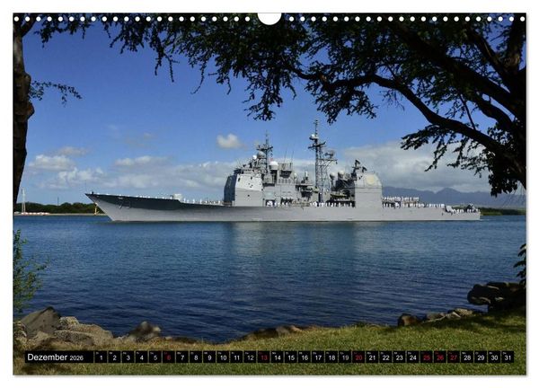 Produktbild: Kriegsschiffe der USA (Wandkalender 2026 DIN A3 quer), CALVENDO Monatskalender