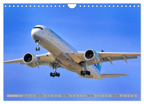 Produktbild: Flugzeuge - Eindrucksvolle Riesen am Himmel (Wandkalender 2027 DIN A4 quer), CALVENDO Monatskalender