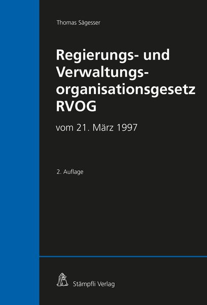 Produktbild: Regierungs- und Verwaltungsorganisationsgesetz RVOG
