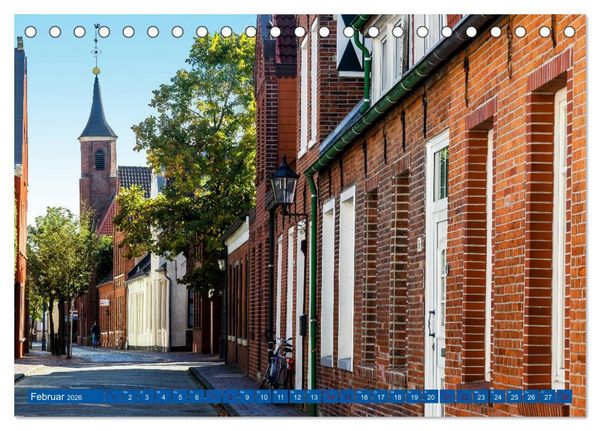 Produktbild: Leer - Das Tor zu Ostfriesland (Tischkalender 2026 DIN A5 quer), CALVENDO Monatskalender