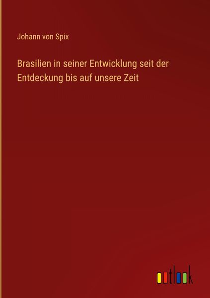 Produktbild: Brasilien in seiner Entwicklung seit der Entdeckung bis auf unsere Zeit