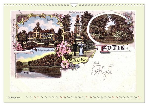 Produktbild: Gru&szlig; aus Eutin (Wandkalender 2026 DIN A3 quer), CALVENDO Monatskalender