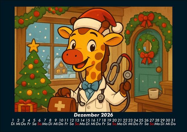 Produktbild: Nala entdeckt ihren Beruf als &Auml;rztin 2026 Fotokalender DIN A5