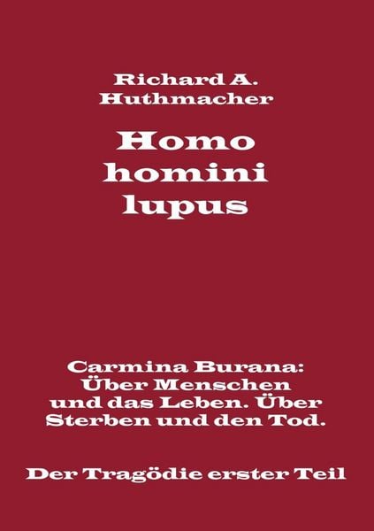 Produktbild: Homo homini lupus. Der Trag&ouml;die erster Teil