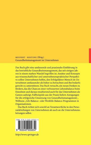 Produktbild: Gesundheitsmanagement im Unternehmen