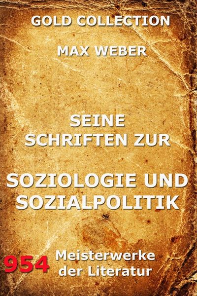 Produktbild: Seine Schriften zur Soziologie und Sozialpolitik