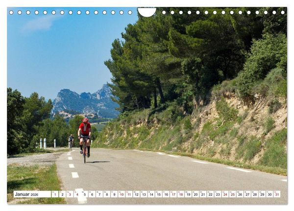 Produktbild: Mit dem Rennrad zum Mont Ventoux (Wandkalender 2026 DIN A4 quer), CALVENDO Monatskalender
