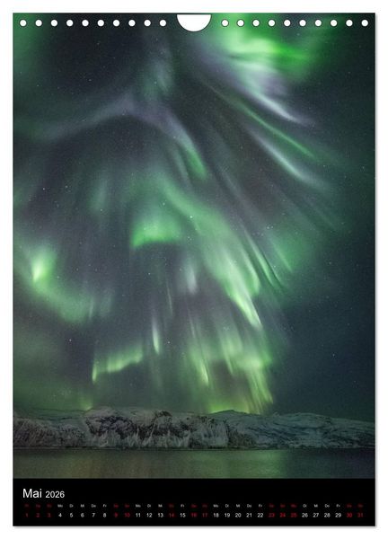Produktbild: Nordlichtn&auml;chte (Wandkalender 2026 DIN A4 hoch), CALVENDO Monatskalender