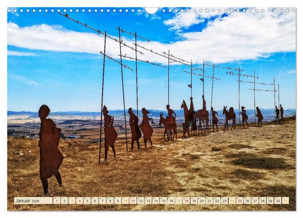 Produktbild: Buen Camino - pilgern auf dem Jakobsweg - Camino Franc&eacute;s (Wandkalender 2026 DIN A3 quer), CALVENDO Monatskalender