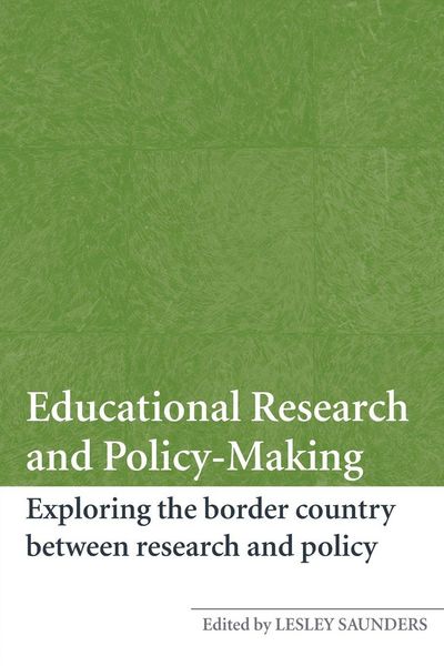 Produktbild: Educational Research and Policy-Making