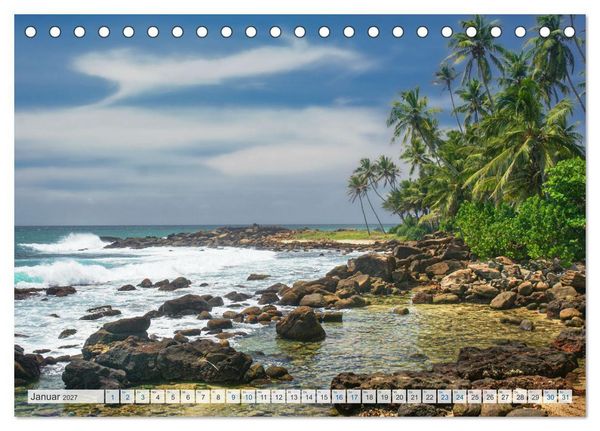 Produktbild: Verliebt in Sri Lanka (Tischkalender 2027 DIN A5 quer), CALVENDO Monatskalender