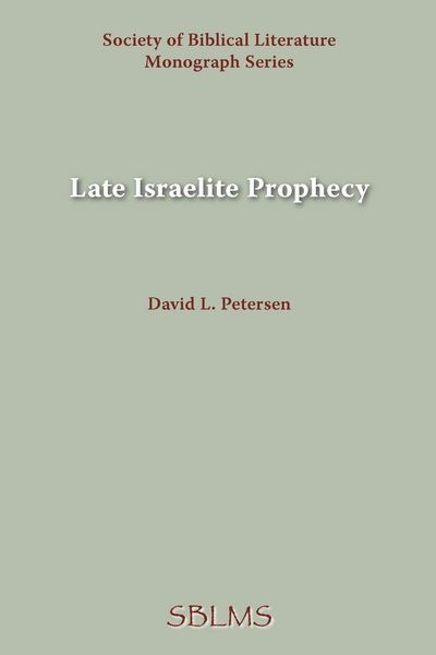 Produktbild: Late Israelite Prophecy